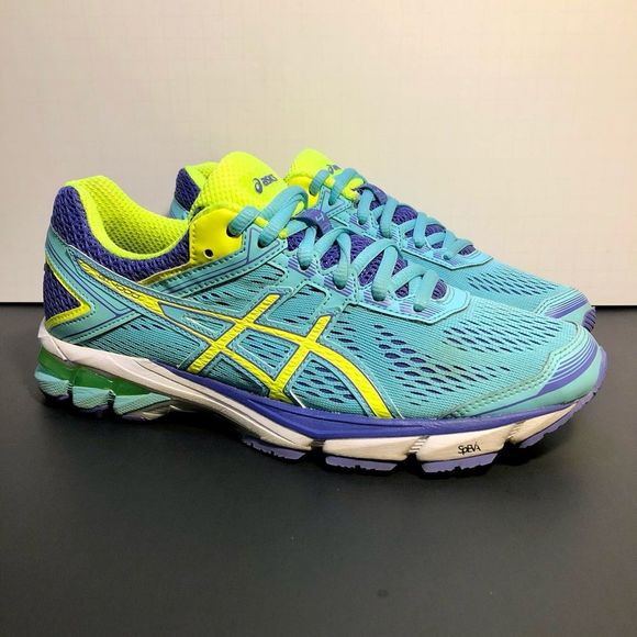Asics Shoes Asics Gt 00 4 Womens Teal Running Shoes Size 8 Poshmark